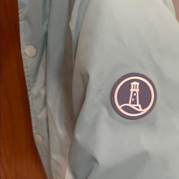 Lands' End UGC Girls Sz Large (10/12) Light Blue/Teal Hooded Jacket Coat - Picture 10 of 16